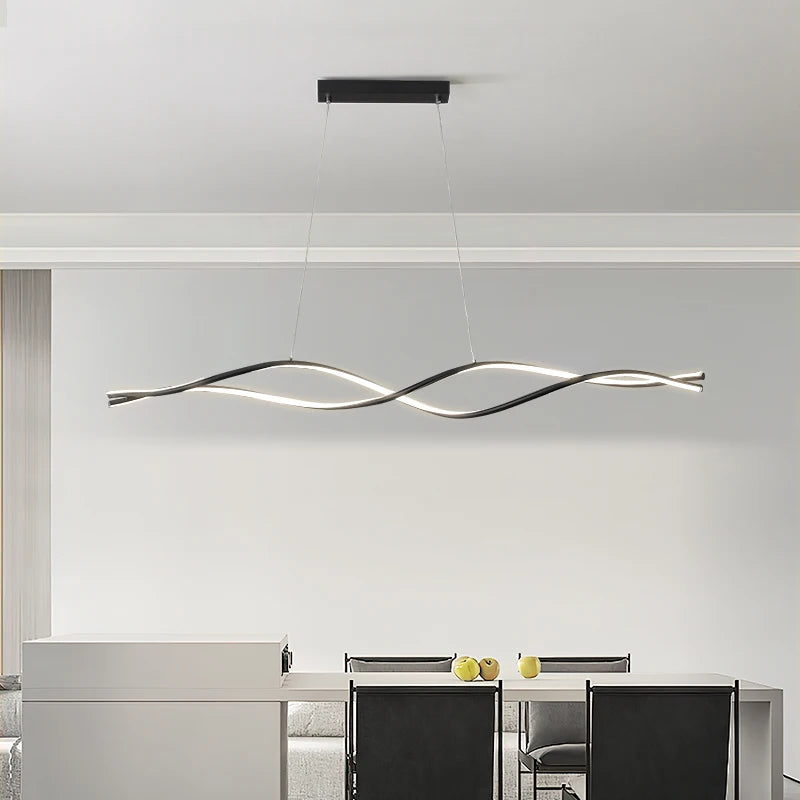 lustre led intérieur avec abat-jour - vue 4 sur 10