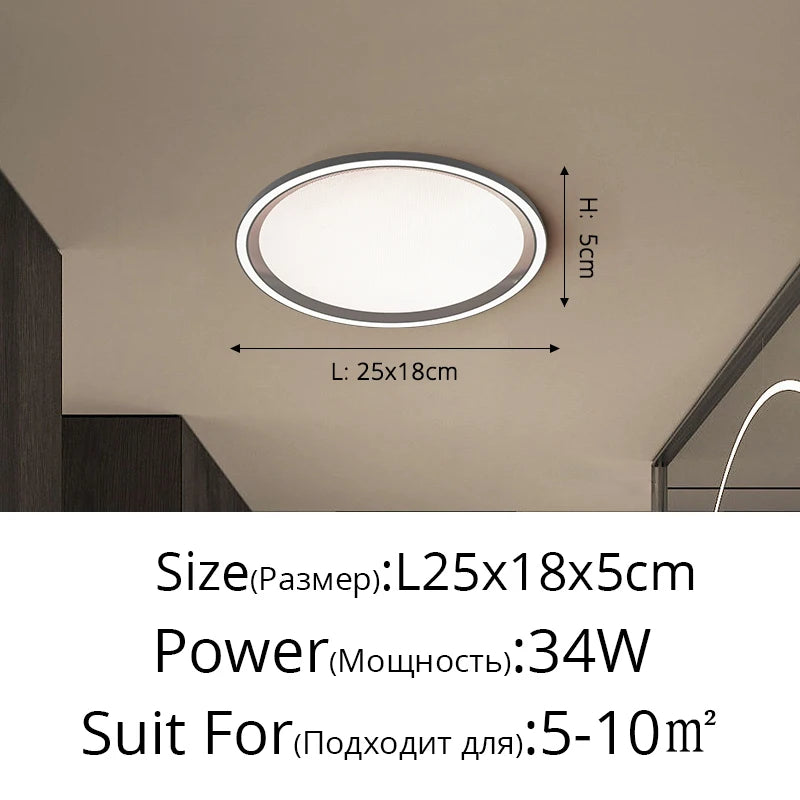 Minimalistische Deckenleuchten mit vollem Lichtspektrum und hohem CRI – Augenschonend im nordischen Design