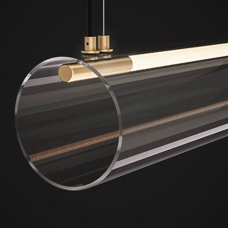 lustre design acrylique pour éclairage décoratif intérieur - vue 5 sur 7