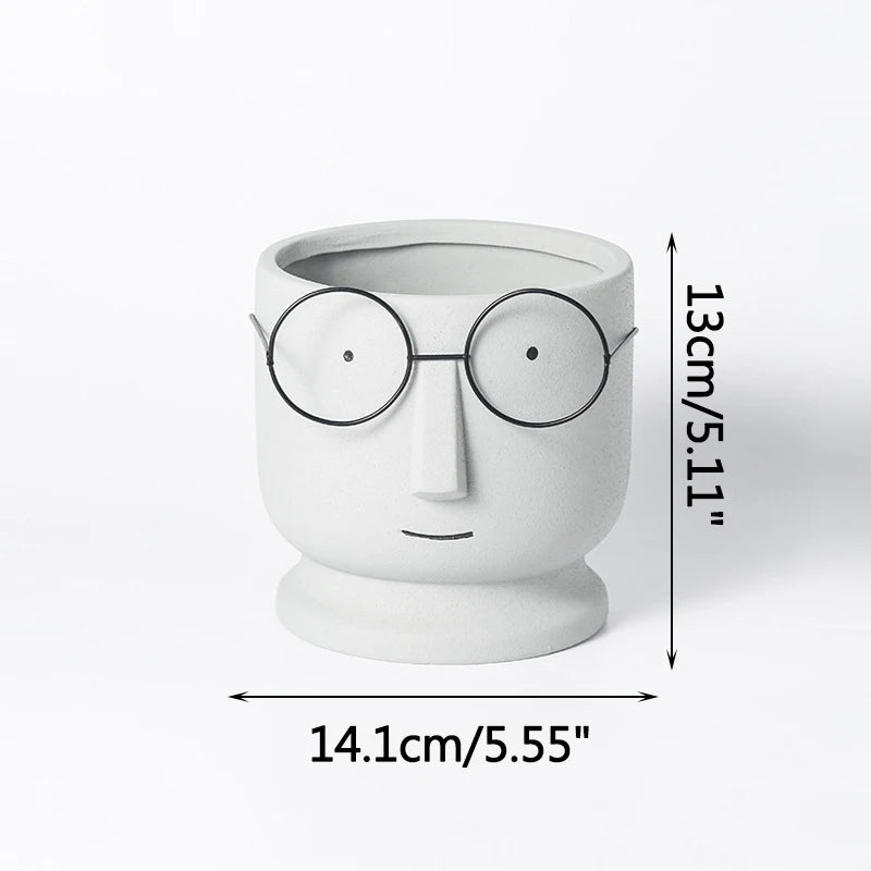 pot à fleurs en céramique mignon design nordique intérieur - vue 18 sur 22