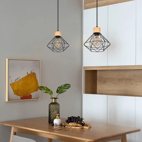 luminaires suspendus en métal style industriel rétro loft pour restaurant bar