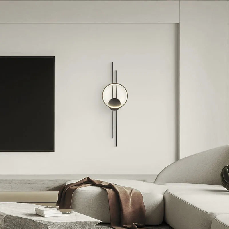 applique murale led en cuivre gradation température éclairage ambiance - vue 4 sur 8