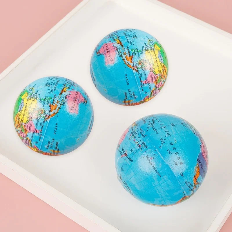 lot de 4 boules en mousse pour soulager le stress et jouer - vue 8 sur 7