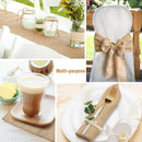 Chemin de table jute beige style rustique ferme