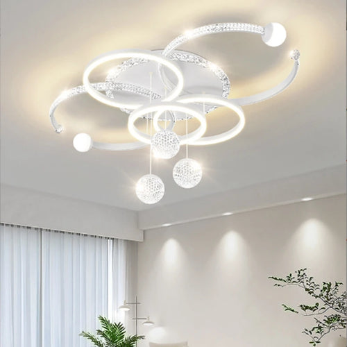 lustre moderne intelligent led décoratif