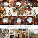 Chemin de table lin motifs lapin coeur paques