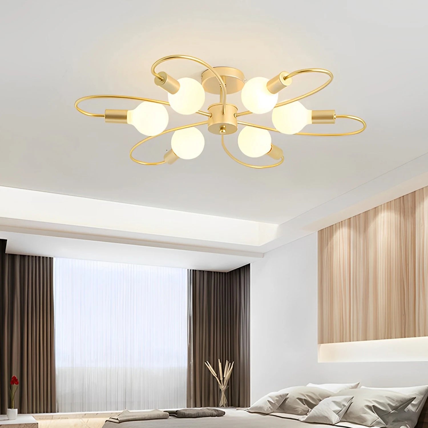 Plafonnier LED moderne plafond créative - vue 3 sur 24