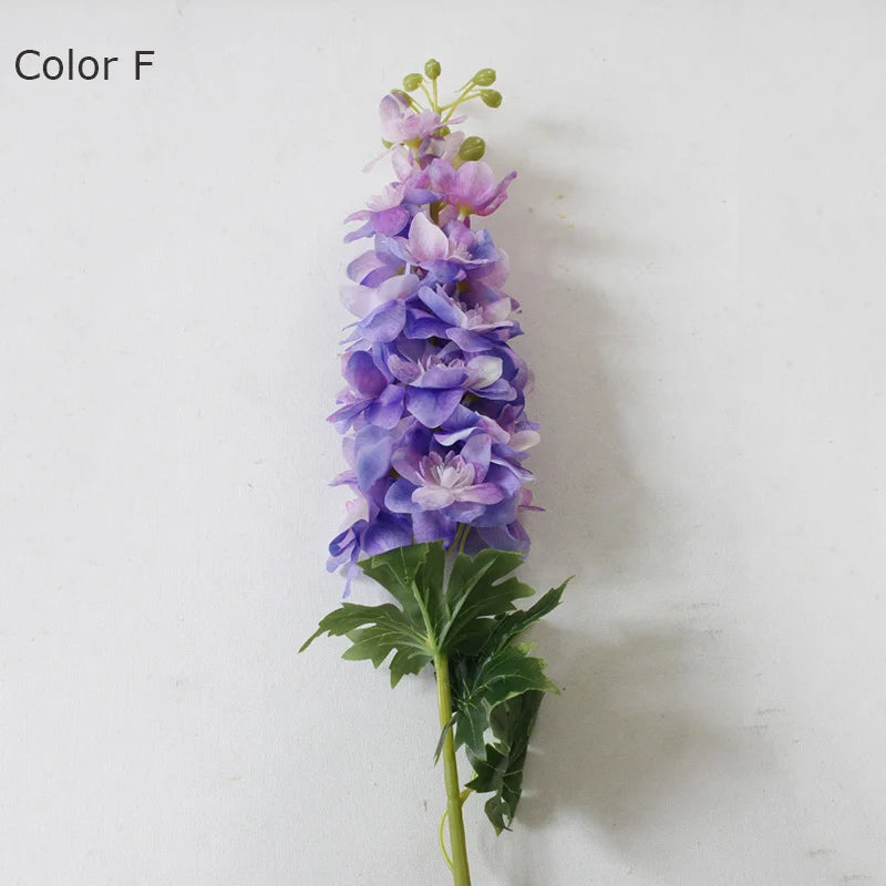 fleurs artificielles delphinium hyacinth pour décoration mariage - vue 8 sur 12