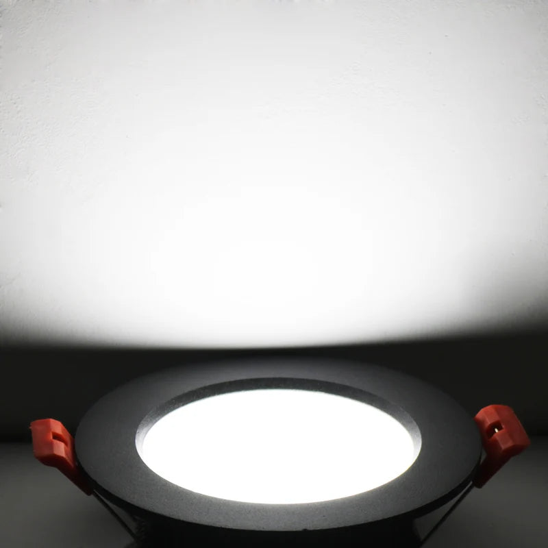 6 pièces LED Downlight 5W 7W 9W 12W 15W 18W plafonnier encastré lampe blanc chaud/froid AC220V-240V - vue 7 sur 8