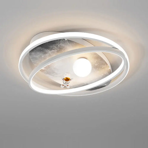 plafonnier astronaute led pour chambre d'enfants créatif moderne