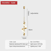 lampe suspendue led design nordique moderne décorative