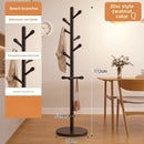 Solid Wood Clothes Hanger, Floor Standing Rack, Household Clothes Rack, Vertical Clothes Pole, Bedroom Rack Coat Rack Stand