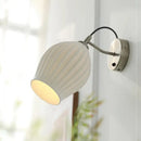 Design-Wandleuchte aus Keramik im Art-Déco-Stil für elegante Beleuchtung