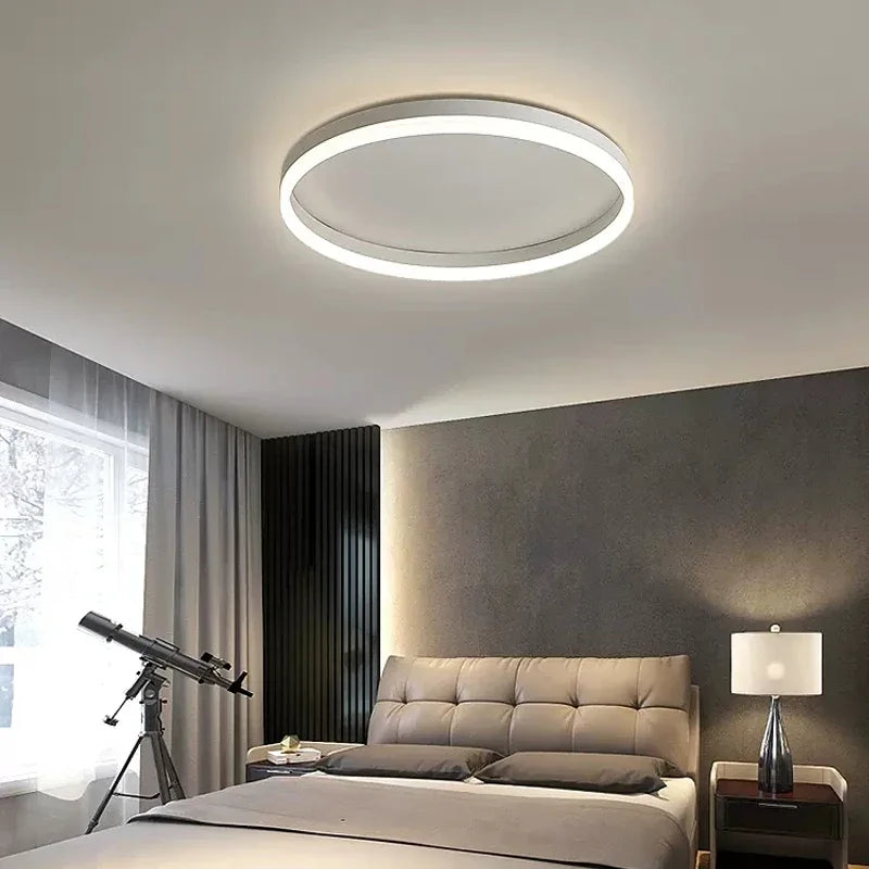 plafonnier moderne à leds pour décoration intérieure élégante et lumineuse - vue 5 sur 16