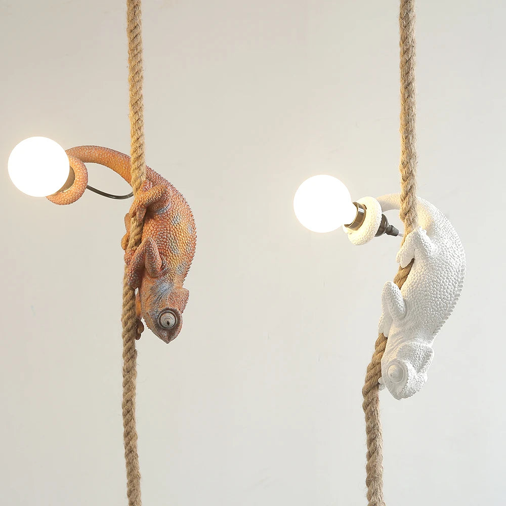 suspension en résine caméléon pour décoration artistique intérieure - vue 3 sur 10