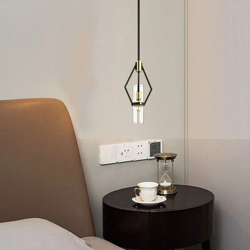 Moderne Pendelleuchte aus Glas mit verstellbarem Kabel für den Innenbereich - vue 3 sur 7