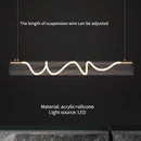 lustre design en acrylique pour éclairage décoratif intérieur