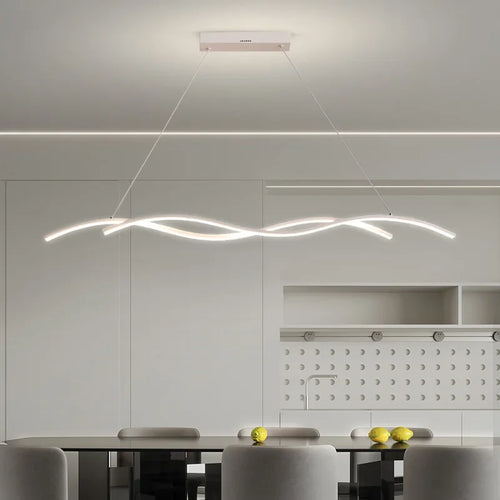 Moderne LED-Pendelleuchte für elegante Inneneinrichtung - vue 5 sur 12