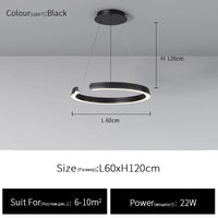 Suspension circulaire simple et moderne
