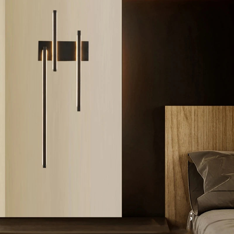 LED-Wandleuchte Minimalistisch Modern Messing - vue 4 sur 10