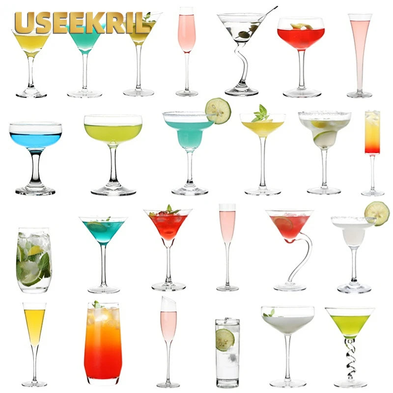 Verre cocktail creatif multi boissons pour fetes bars - vue 2 sur 7
