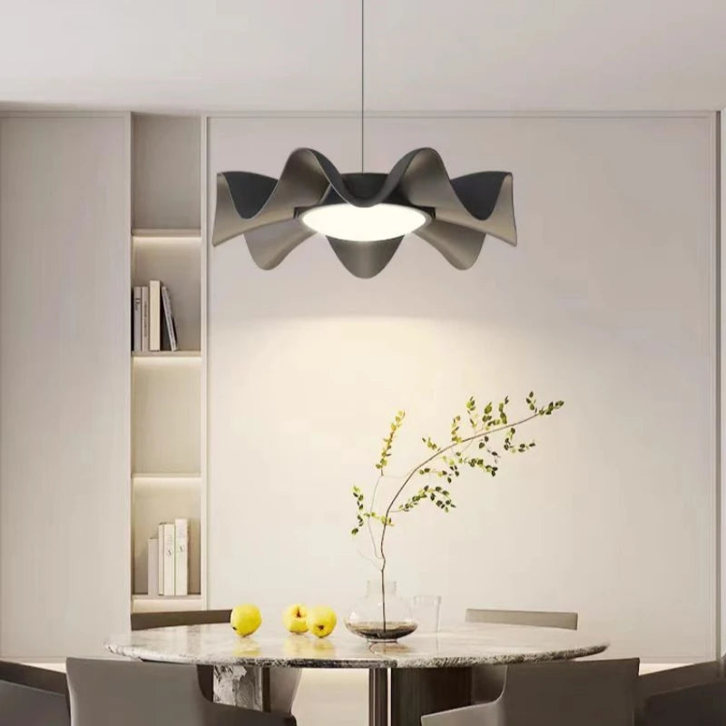 lustre led créatif style nordique pour décoration intérieure - vue 7 sur 8