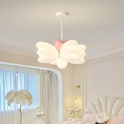 Kreativer Kronleuchter für Kinder mit LED-Engelsflügeln Dekorativ - vue 3 sur 8