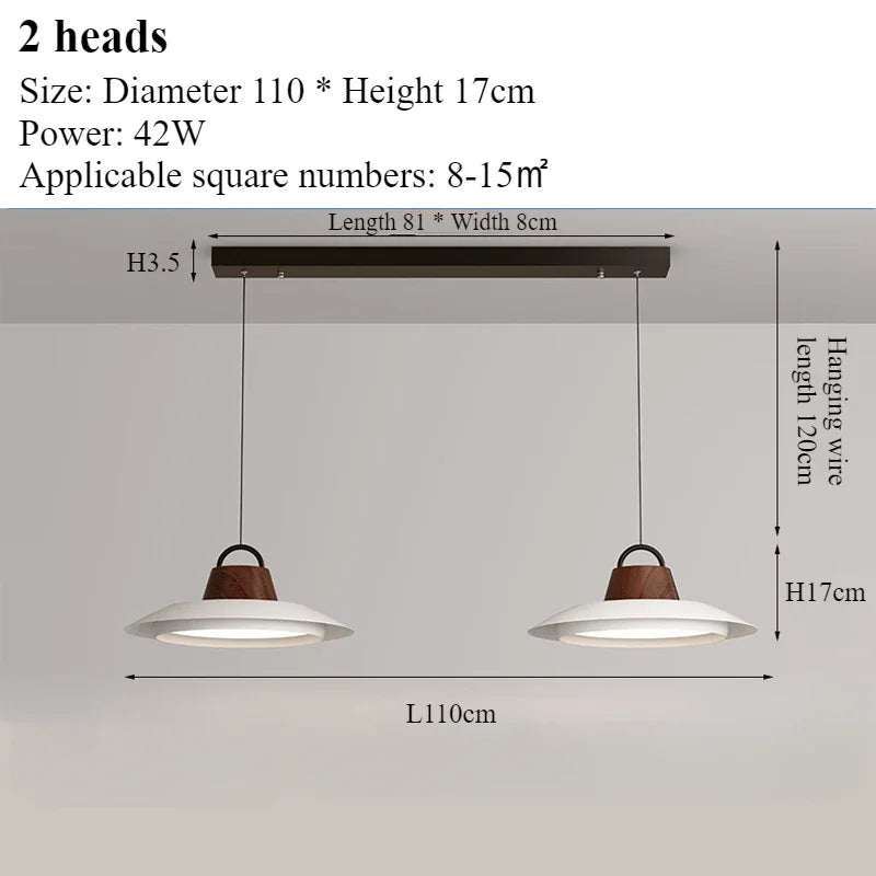 lustre moderne nordique créatif pour décoration intérieure avec lumières led - vue 16 sur 16