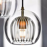 suspension en verre nordique à led pour décoration intérieure