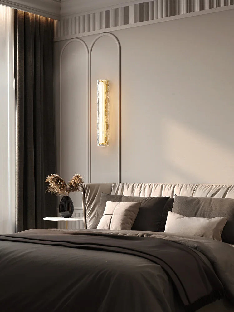 applique murale led en verre pour intérieur moderne - vue 5 sur 8