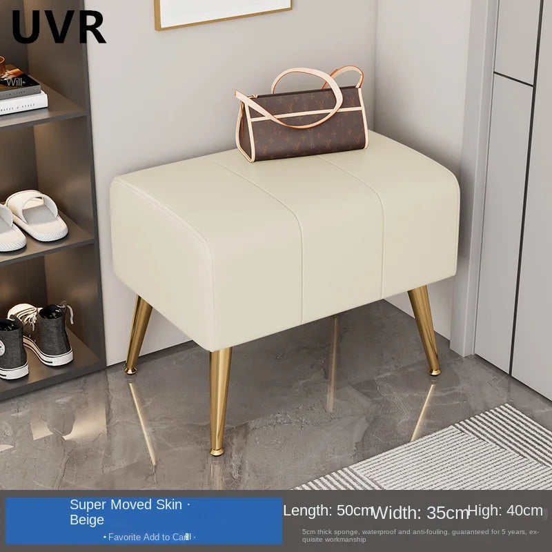 banc à chaussures moderne et luxueux avec assise confortable - vue 7 sur 10