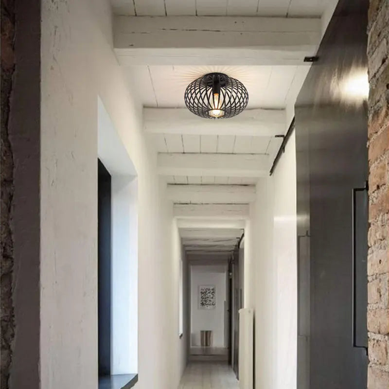 plafonnier moderne simple créatif rond pour éclairage toit - vue 4 sur 8