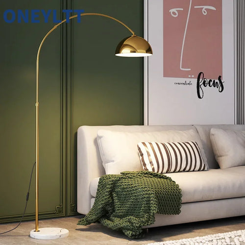 Moderner nordischer Stehleuchte mit luxuriösem Marmor-Design - vue 2 sur 8