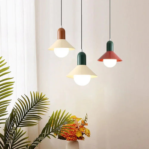 Minimalistischer LED-Kronleuchter im nordischen Stil für Bar und Restaurant - vue 2 sur 10