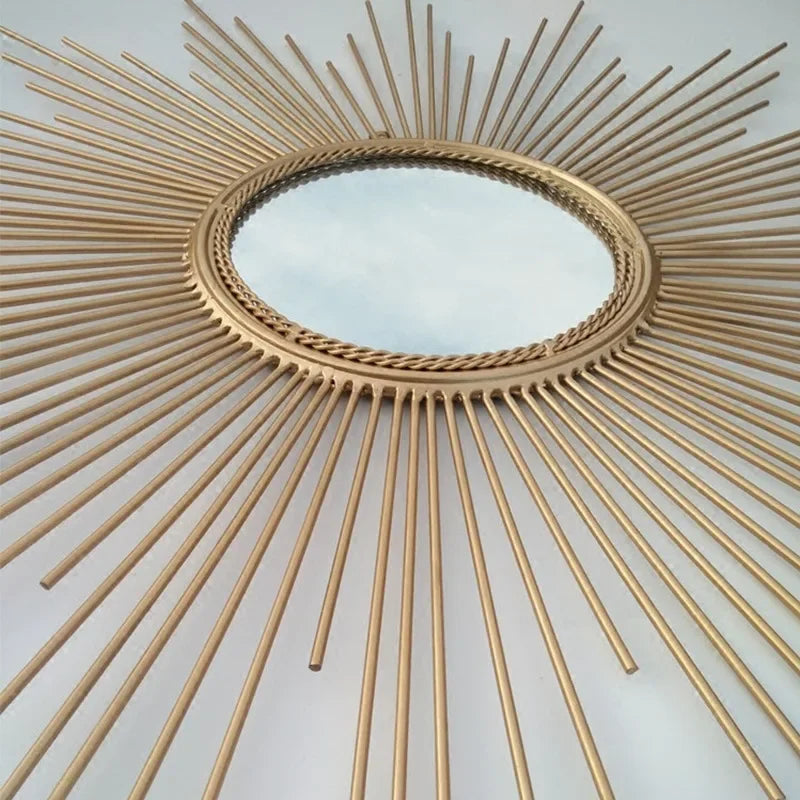 miroir décoratif en métal pour décoration murale créative - vue 5 sur 7