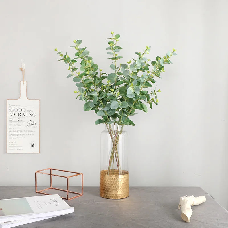 feuilles d'eucalyptus artificielles pour décoration intérieure et extérieure - vue 4 sur 8