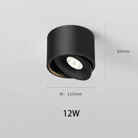 spot led 	monté en surface pour éclairage intérieur