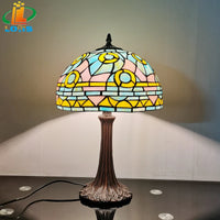 lampe à poser tiffany style méditerranéen antique pour décoration intérieure