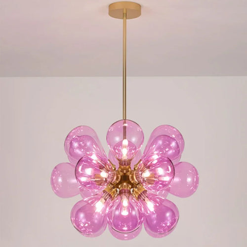Moderne Glas-Pendelleuchte Design für Innendekoration - vue 4 sur 11