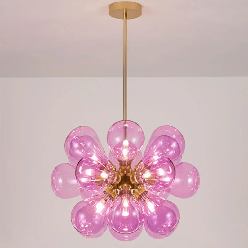 Moderne Glas-Pendelleuchte Design für Innendekoration - vue 3 sur 11