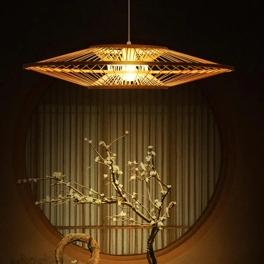ZK50 – lustre de plafond en bambou - vue 3 sur 7