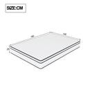 7-Zone Spring Matratze 25cm thick,Medium-Firm Orthopaedic, Extra Comfort, Breathable & Quiet,Breathable 3D fabric