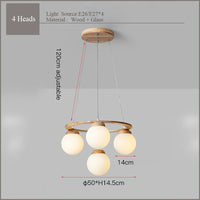 suspension en bois et verre design moderne pour intérieur 2024