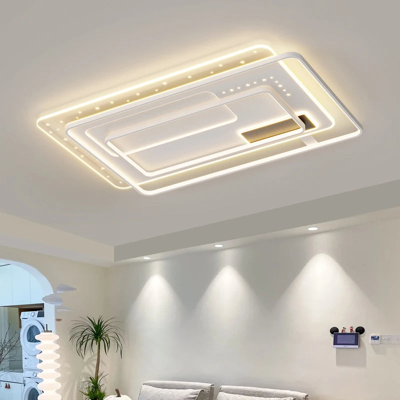 plafonnier led nordique créatif pour éclairage intérieur moderne - vue 6 sur 9