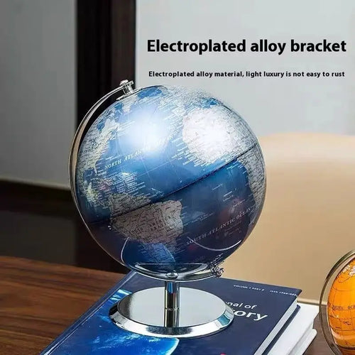 globe terrestre rétro anglais décoration éducative pour enfants et bureau - vue 3 sur 9