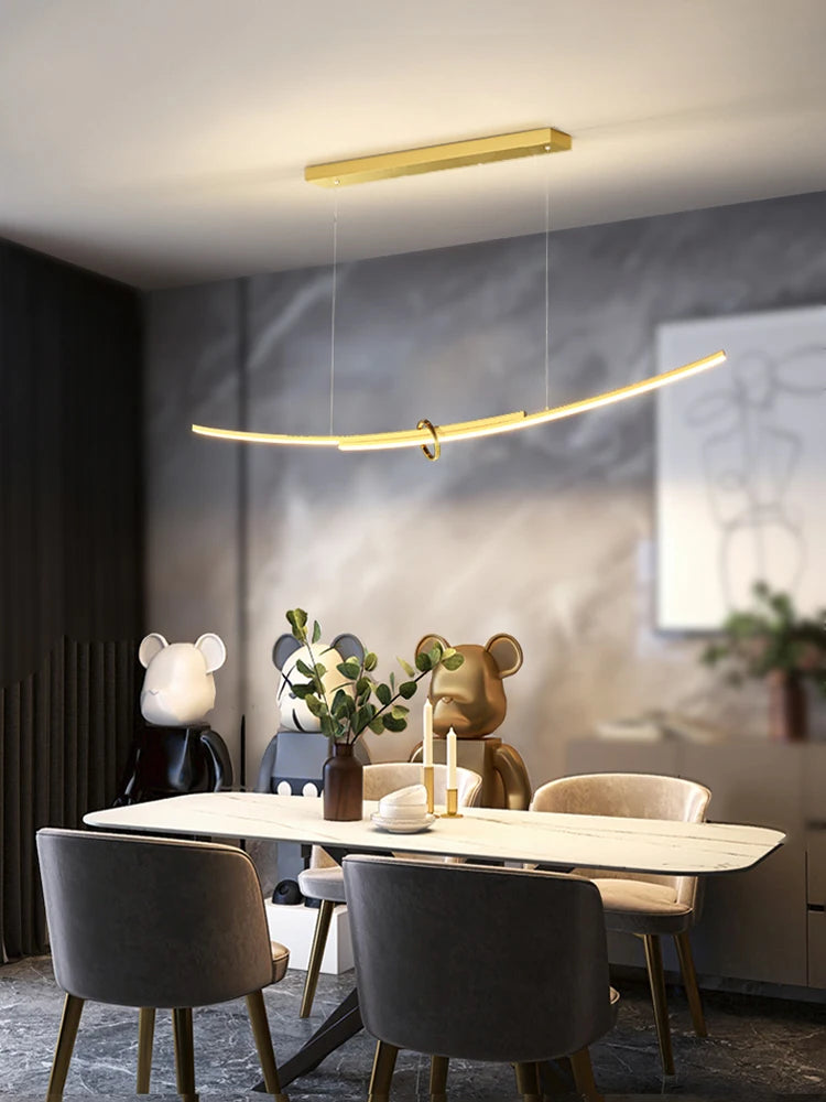 lustre de style moderne nordique pour bar et bureau - vue 4 sur 6