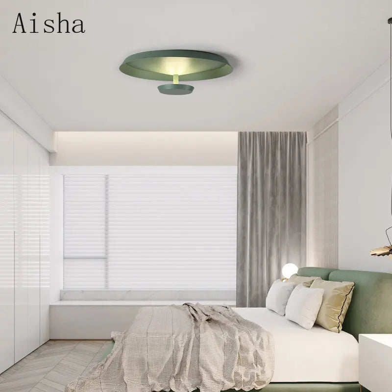 plafonnier led circulaire design créatif pour décoration intérieure - vue 5 sur 9