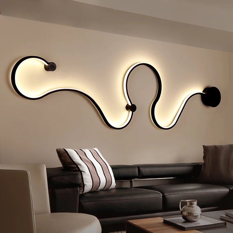 applique murale led moderne minimaliste nordique pour décoration maison