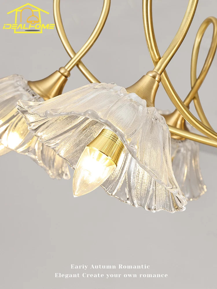 lustre rétro médiéval en cuivre et bois massif pour intérieur - vue 5 sur 8