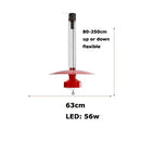 Minimalistischer flexibler LED-Kronleuchter aus Aluminium für die Innendekoration